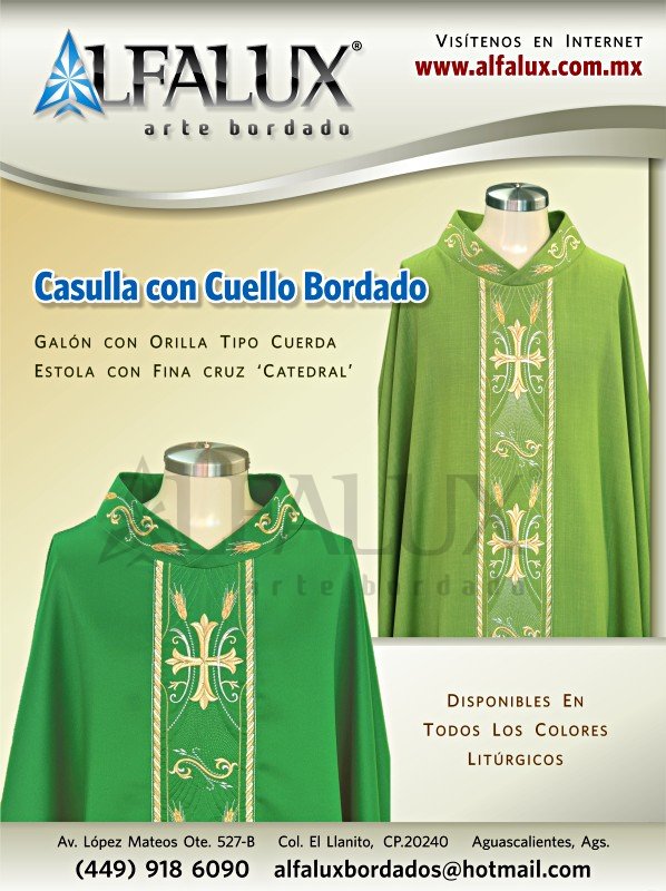 ALFALUX   Cuello bordado